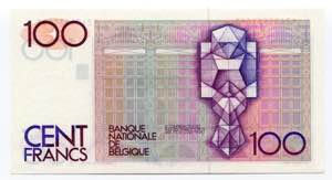 Belgium 100 Francs 1978 - 1981 (ND) - P# ... 