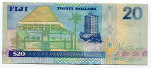 Fiji 20 Dollars 2002 - P# 107; UNC