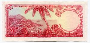 East Caribbean States 1 Dollar 1965 - P# ... 