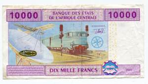 Central African States Congo 10000 Francs ... 