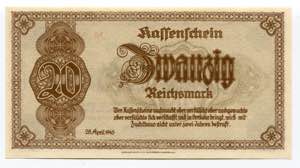 Germany - Third Reich 20 Reichsmark 1945 - ... 