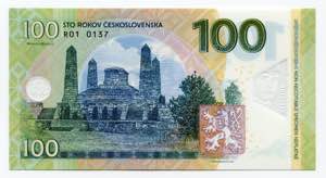Czechoslovakia 100 Korun 2018 Specimen ... 