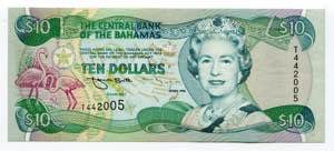 Bahamas 10 Dollars 1996 ... 