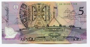 Australia 5 Dollars 1993 - P# 50b; UNC