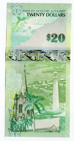 Bermuda 20 Dollars 2009 - P# 60b; UNC