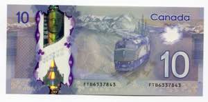 Canada 10 Dollars 2013 - P# 106, 107a; UNC