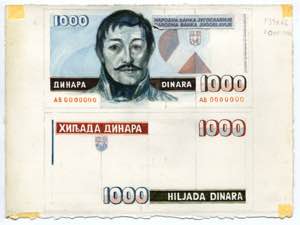 Yugoslavia 1000 Dinara ... 