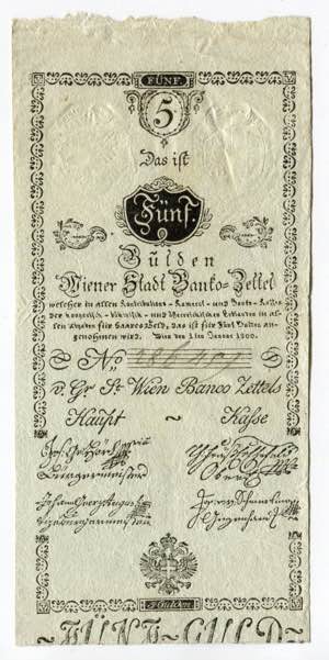 Austria 5 Gulden 1800 - ... 