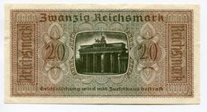 Germany - Third Reich 20 Reichsmark 1940 - ... 