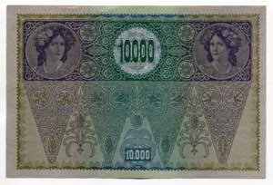 Austria 10000 Kronen 1918 (ND) - P# 65; XF+
