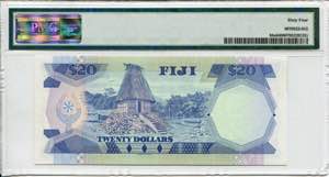 Fiji 20 Dollars 1988 (ND) PMG 64 - P# 88a