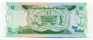Belize 1 Dollar 1987 - P# 46c; UNC