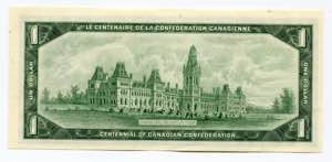 Canada 1 Dollar 1957 - P# 84; UNC-
