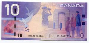 Canada 10 Dollar 2005 - P# 102Ab; XF
