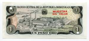 Dominican Republic 1 Peso 1978 - P# 116s; UNC