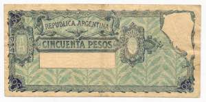Argentina 50 Pesos 1935 - P# 254; # ... 