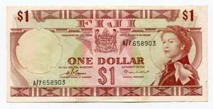 Fiji 1 Dollar 1974 (ND) ... 