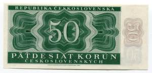 Czechoslovakia 50 Korun 1950 Specimen - P# ... 