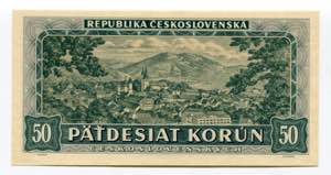 Czechoslovakia 50 Korun 1948 Specimen - P# ... 