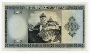 Czechoslovakia 1000 Korun 1945 (ND) - P# ... 