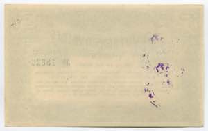 Latvia Lottery Ticket 20 Santimu 1924 - # ... 