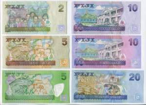 Fiji Lot of 10 Notes 2007 - 2013 - ... 