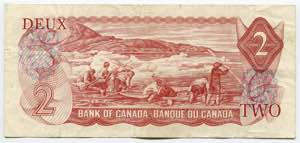 Canada 2 Dollars 1974 - P# 86b; # AGP ... 