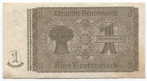 Germany - Third Reich 1 Rentenmark 1937 - P# ... 