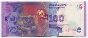 Argentina 100 Pesos 2012 Commemorative - P# ... 