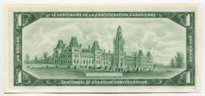 Canada 1 Dollar 1967 Commemorative - P# 84a; ... 