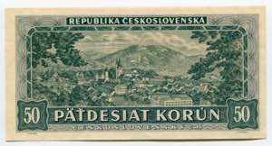 Czechoslovakia 50 Korun 1948 Specimen - P# ... 