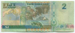 Fiji 2 Dollars 2000 Commemorative - P# 102a; ... 