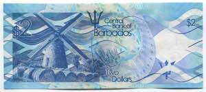 Barbados 2 Dollars 2013 - P# 73a; № H ... 