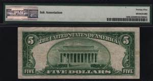 United States Kansas 5 Dollars 1929 PMG 25 ... 