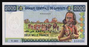 Djibouti 2000 Francs ... 