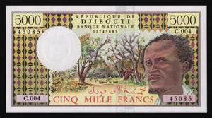 Djibouti 5000 Francs ... 