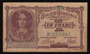 Belgium 1 Franc 1918 - ... 