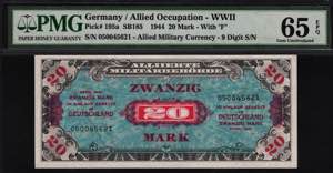 Germany - Third Reich 20 Mark 1944 Allied ... 