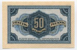 Germany - DDR 50 Pfennig 1948 - P# 8b; # BE ... 