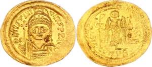 Roman Empire Solidus 527 - 565 (ND) ... 