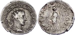 Roman Empire Antonianus 243 (ND) Gordian III ... 