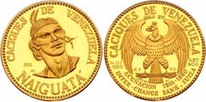 Venezuela 60 Bolivares 1961 - X# MB107; Gold ... 