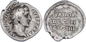 Roman Empire Denarius 138 - 161 (ND) ... 