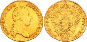 Austria 2 Dukat 1787 A - KM# 1876; Gold ... 