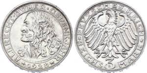 Germany - Weimar Republic 3 Reichsmark 1928 ... 