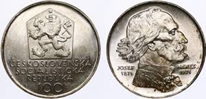 Czechoslovakia 100 Korun 1971 Proof - KM# ... 