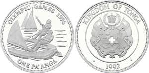 Tonga 1 Paanga 1992 - KM# 156; Silver ... 