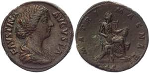 Roman Empire Sestertius 145 - 156 AD, ... 