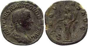 Roman Empire Sestertius 238 - 239 AD, ... 