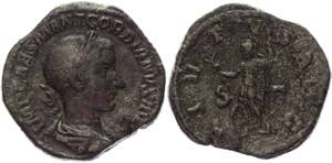 Roman Empire Sestertius 240 AD, Gordian III ... 